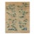 Rug & Kilim’s Chinese Art Deco Style Rug in Gold With Bamboo Floral Patterns For Sale