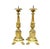 Italian Italian Carved and Gilded Wooden Pricket Candlesticks, a Pair For Sale - Image 3 of 13