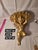 Beautiful antique giltwood cherub and shell form bracket.