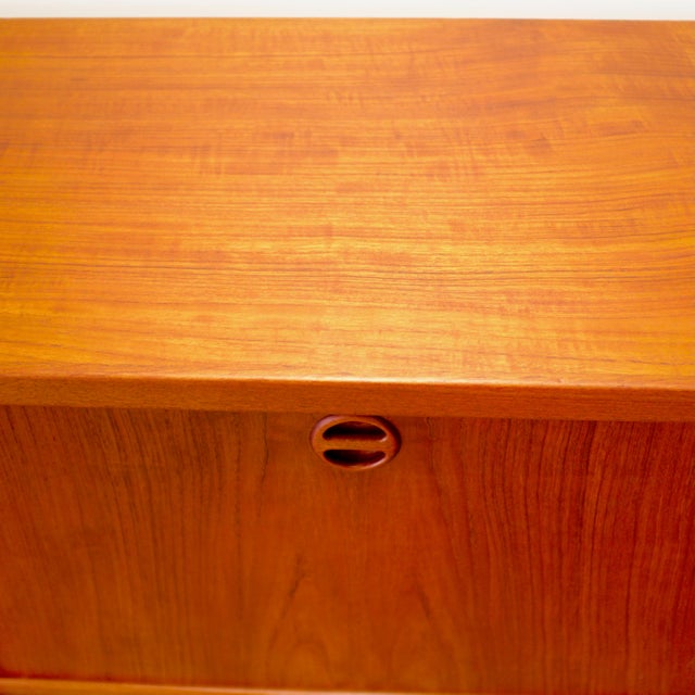 1950s Randers Møbelfabrik Danish Teak Highboard Designed by Harry Østergaard, Attributed For Sale - Image 16 of 17