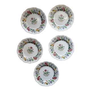 Vintage Royal Doulton Stratford Plates – Set of 5 | 6.5” Bread & Butter Plates | d.6196 | England For Sale