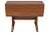 Mission Crafters and Weavers Mission Solid Oak Drop Leaf Dining Table - Walnut For Sale - Image 3 of 7