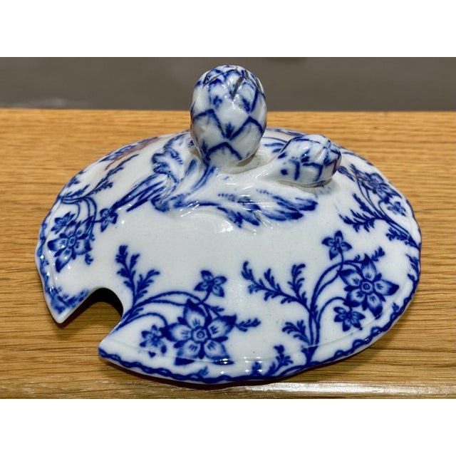 Ceramic Sugar Bowl or Jam Container by Anemone England for Milton, 1890s For Sale - Image 7 of 16