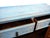 1980s Oriental Floral Shabby Chic Rustic Light Blue High Credenza Cabinet For Sale - Image 5 of 10