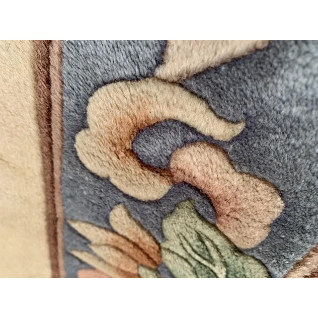 Pasargad Beige Hand Knotted Chinese Peking Runner- 2′7″ × 11′2″ For Sale In Washington DC - Image 6 of 9