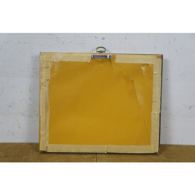 Late 20th Century H. McRae Impressionist European Cityscape Oil Painting on Board 11" For Sale - Image 4 of 11