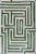 Anatolia Hand-Tufted Maze Rug, Boxwood Green, 6x9 For Sale - Image 4 of 4