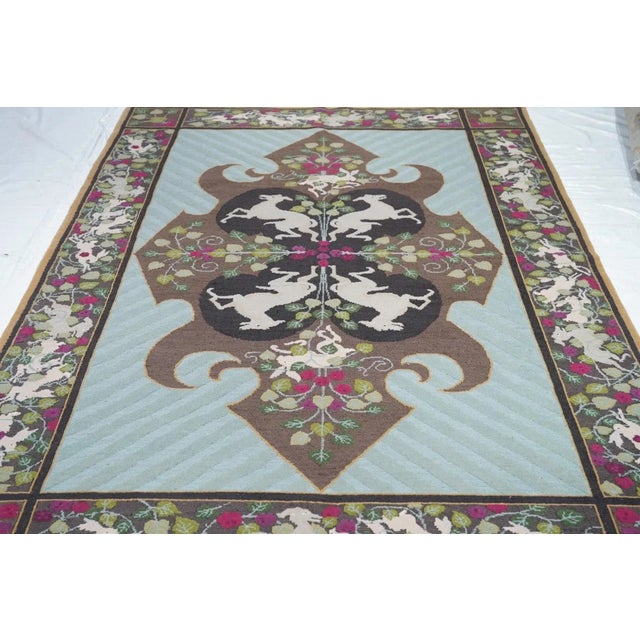 Textile Sumak Rug 6' X 9' For Sale - Image 7 of 10