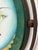 Plaster Painting Sun Moon Rusty Weathered Steel Round (After Sergio Bustamante) For Sale - Image 10 of 18