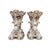 19th Century Cornucopia Vases in French Porcelain, 1800s, Set of 2 For Sale - Image 5 of 8