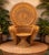 Amazing and very rare 1960s Italian version of the “Emmanuelle Peacock Chair” not only very detailed and intricate design,...