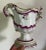 Antique 18th century German Rococo Ludwigsburg porcelain Urn Vase. Decorated with relief molded feather edge scrolls in...