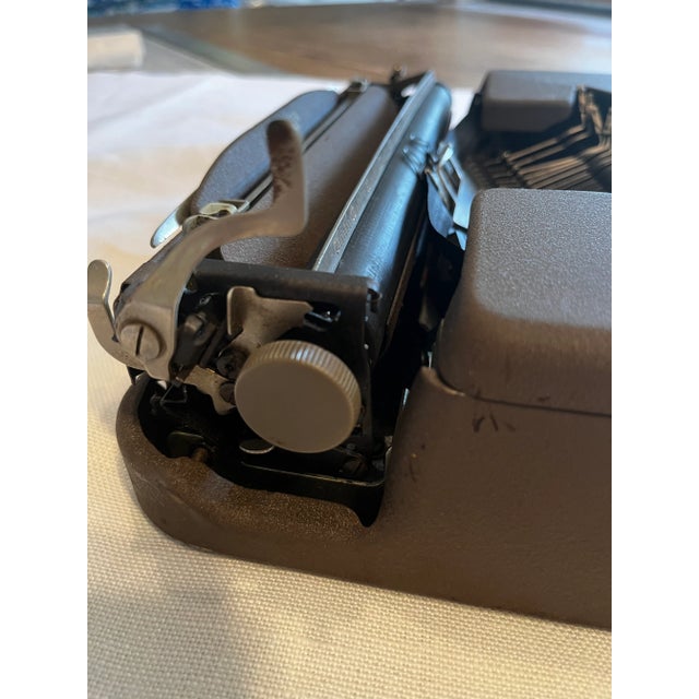 1950s 1950s Smith-Corona Portable Skywriter Typewriter For Sale - Image 5 of 13