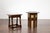 Brown Mid 20th Century Moroccan Midcentury Side Table with Hexagonal Top and Mother-of-Pearl Inlay For Sale - Image 8 of 12