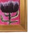 Colorful impressionist abstract of a flower on stretched artist canvas. Signed by the talented artist "Franccesca Garcia"...
