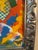 Paint Large Vibrant Abstract Mixed Media Painting on Canvas Ornate Silver Frame Statement Art For Sale - Image 7 of 12