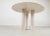 Beige Italian Round Travertine Dining Table, 1970s For Sale - Image 8 of 10