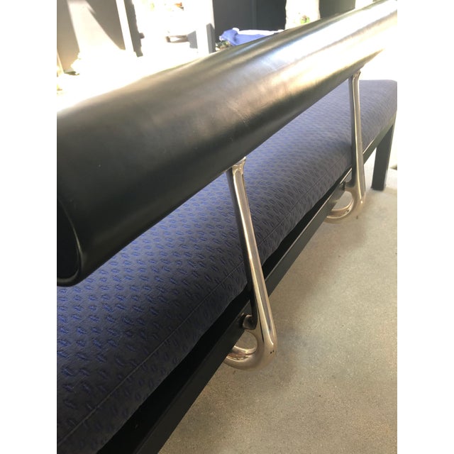 1980s 1980s Mid-Century Modern Antonio Citterio for B&b Italia "Baisity" Leather Chaise Lounge For Sale - Image 5 of 11