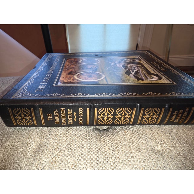 Brown Easton Press Leather Harley Davidson Book For Sale - Image 8 of 14