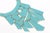 Turquoise Enamel and Gilt Chain Bib Necklace For Sale - Image 4 of 10