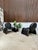 Calypso C35 Leather Lounge Chairs by Vittorio Introini for Saporiti, Italy, 1980s, Set of 2 For Sale - Image 18 of 18
