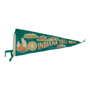 Indiana Toll Road Felt Flag Pennant