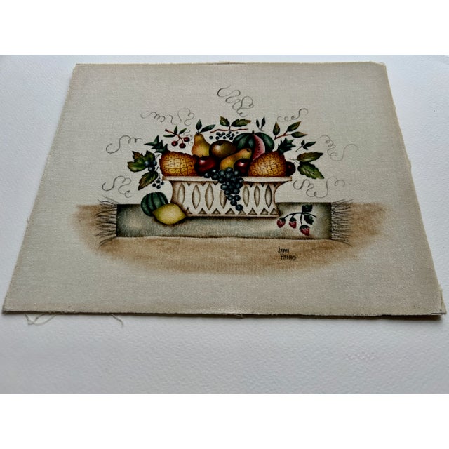 Mid Century Jane Henry Framed Theorem Painting For Sale - Image 12 of 17