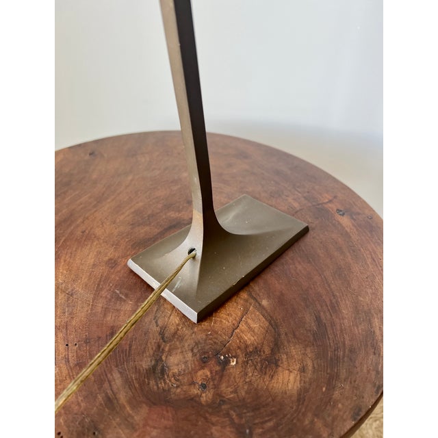 Early 20th Century Art Deco Brass Table Lamp, France For Sale - Image 14 of 15