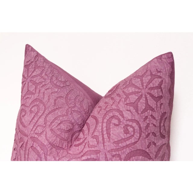 Indian Mulberry Handmade Pillow Cover For Sale - Image 3 of 7