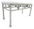 Vintage Palm Beach Scallop Shell Motif Upholstered Bench For Sale