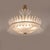 2000 - 2009 Art Deco Italian Murano Glass Feather Chandelier with Brass Details, 2000 For Sale - Image 5 of 13