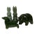 Vintage Carved Jade Animal Figurines - Set of 4 For Sale