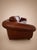 Genuine Leather Sofa – Like New – Premium Full Leather For Sale - Image 4 of 8