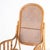 Sculptural rattan rocking chair from the seventies. Very decorative, comfortable and in good condition. Rare.