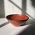 Vintage Signed Studio Pottery Ceramic Bowl With Wide Flared Rim and Speckled Red Glaze For Sale - Image 4 of 12