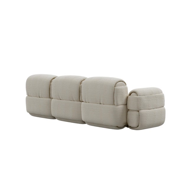 Textile Elsa Modular Sofa by Ottiu, Set of 3 For Sale - Image 7 of 16