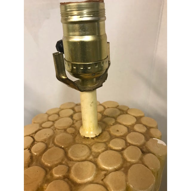 Ceramic 1970s Mid-Century Ceramic Faux Bamboo Lamps - a Pair For Sale - Image 7 of 12