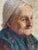 Fritz August Breuhaus de Groot Fritz Hildebrandt, Elderly Lady Knitting, Oil Painting on Canvas For Sale - Image 4 of 12