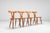 Vintage Scandinavian Dining Chairs in Oak, Sweden, 1960, Set of 4 For Sale - Image 3 of 14