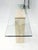 Glass Rectangle Travertine Stone Base Glass Top Italian Console Sofa Table MINT! For Sale - Image 7 of 17