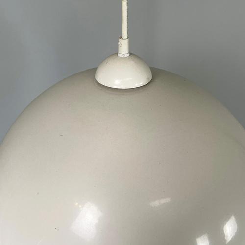 Space Age Italian Chandelier in White Metal, 2000s For Sale - Image 12 of 14
