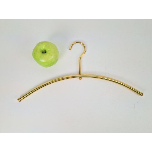 Postmodern Postmodern Brass Clothes Hangers, Italy, 1970s, Set 13 For Sale - Image 3 of 9