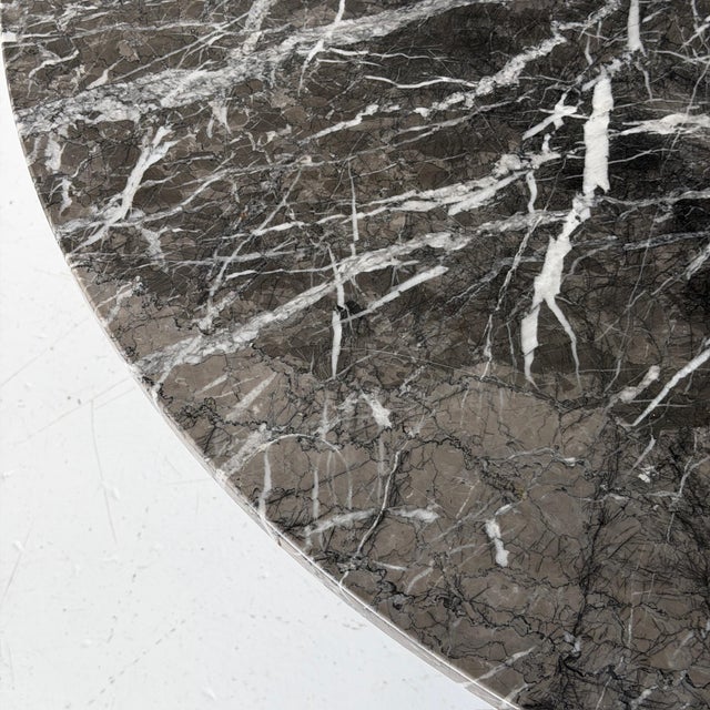 Italian Vintage Italian Marble Dining Table For Sale - Image 3 of 6