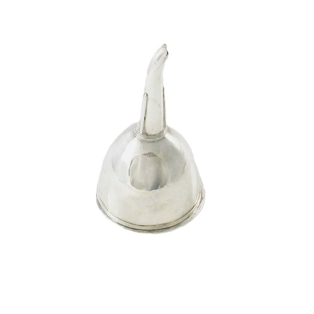 Silver Georgian Sterling Silver Wine Funnel, Strainer or Sieve : English Antique, Hallmarked 1803 For Sale - Image 8 of 9
