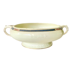 Antique Serving Bowl by Wh Grindley Kendal Ironstone | Georgian Ivorie | Rare English China