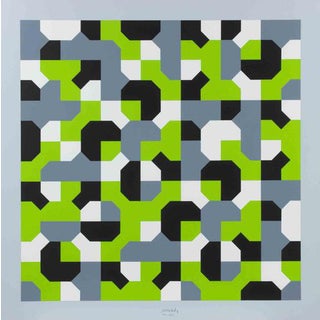 Bruno Munari, Peano Curves, 1991, Screen Print For Sale