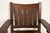 Gustav Stickley Antique Mission Oak Arts & Crafts Armchair With Rush Seat, Circa 1910 For Sale In South Bend - Image 6 of 14