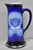 Antique 1913 60th Anni Northern Lodge No. 25 Masonic Cobalt Blue Ceramic Pitcher For Sale - Image 16 of 16