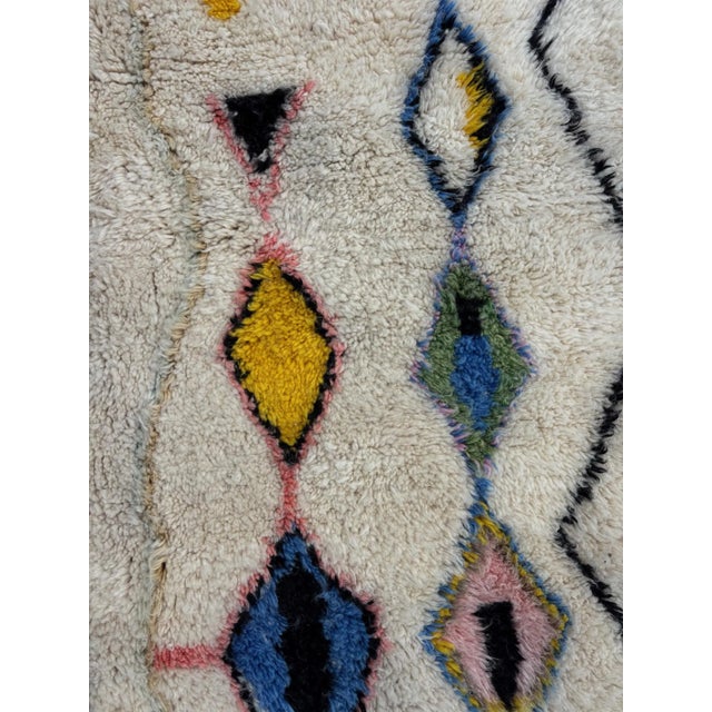 Berber Moroccan Mrirt Wool Rug For Sale - Image 6 of 10