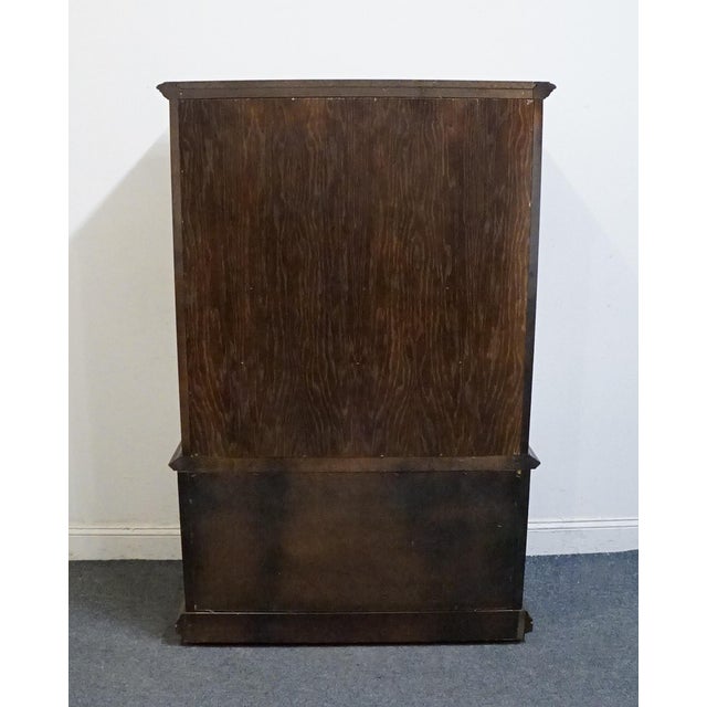 Century Furniture Solid Oak Spanish Mediterranean 39" Door Chest / Armoire For Sale - Image 11 of 12